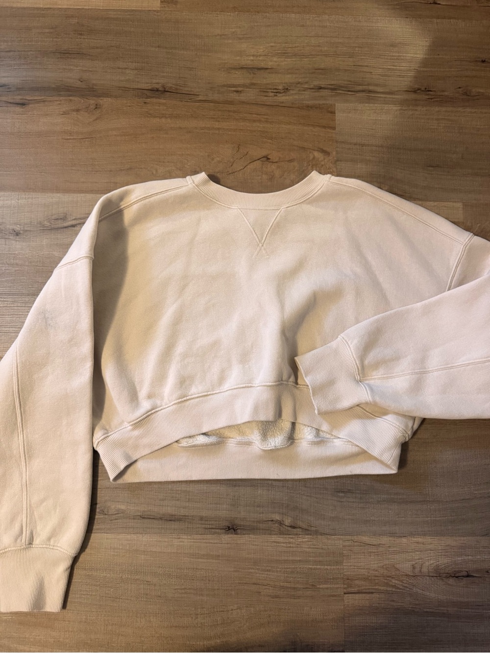 OFFLINE By Aerie Cloud Fleece Cropped Crewneck Sweatshirt